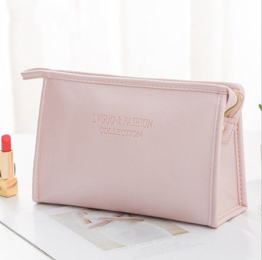 “compact travel makeup bag organizer”