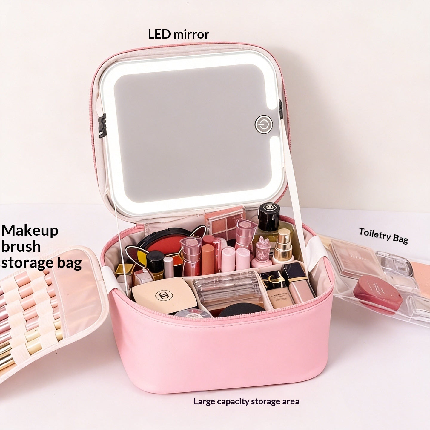 Spacious Travel Makeup Bag — Your Ultimate Cosmetic Organizer