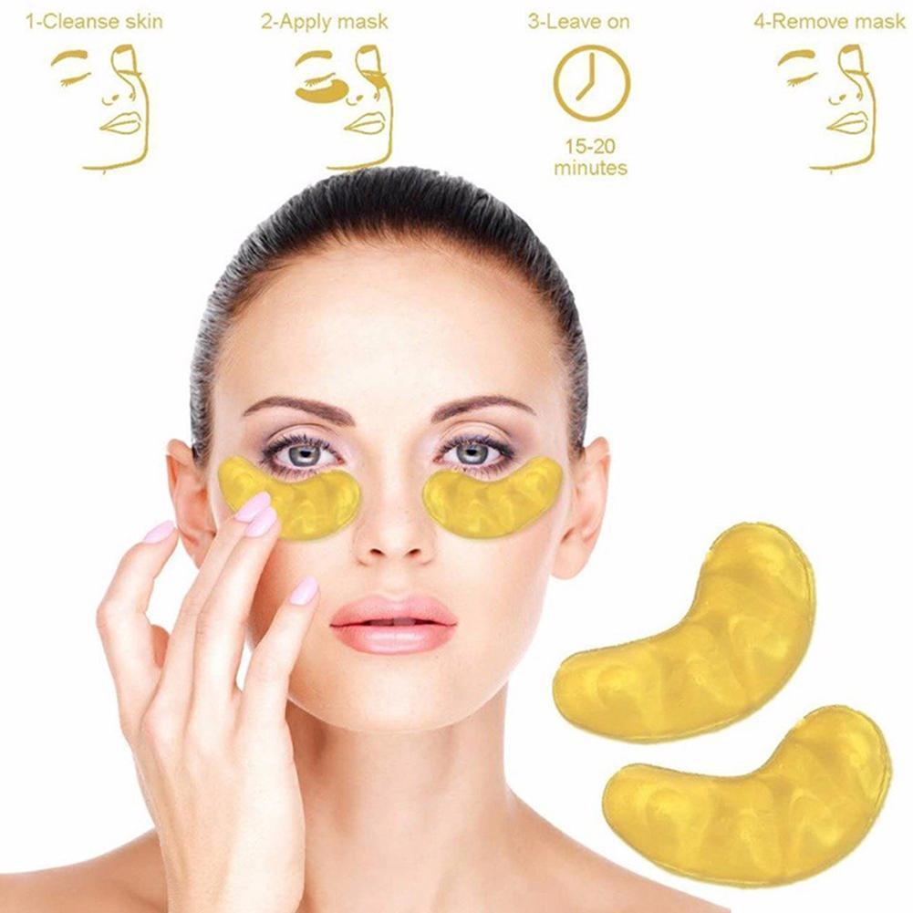 Beauty Gold Crystal Collagen Patches For Eye Anti-Aging Acne Eye Mask Korean Cosmetics Skin Care