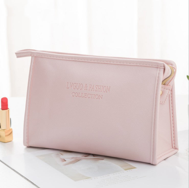“compact travel makeup bag organizer”