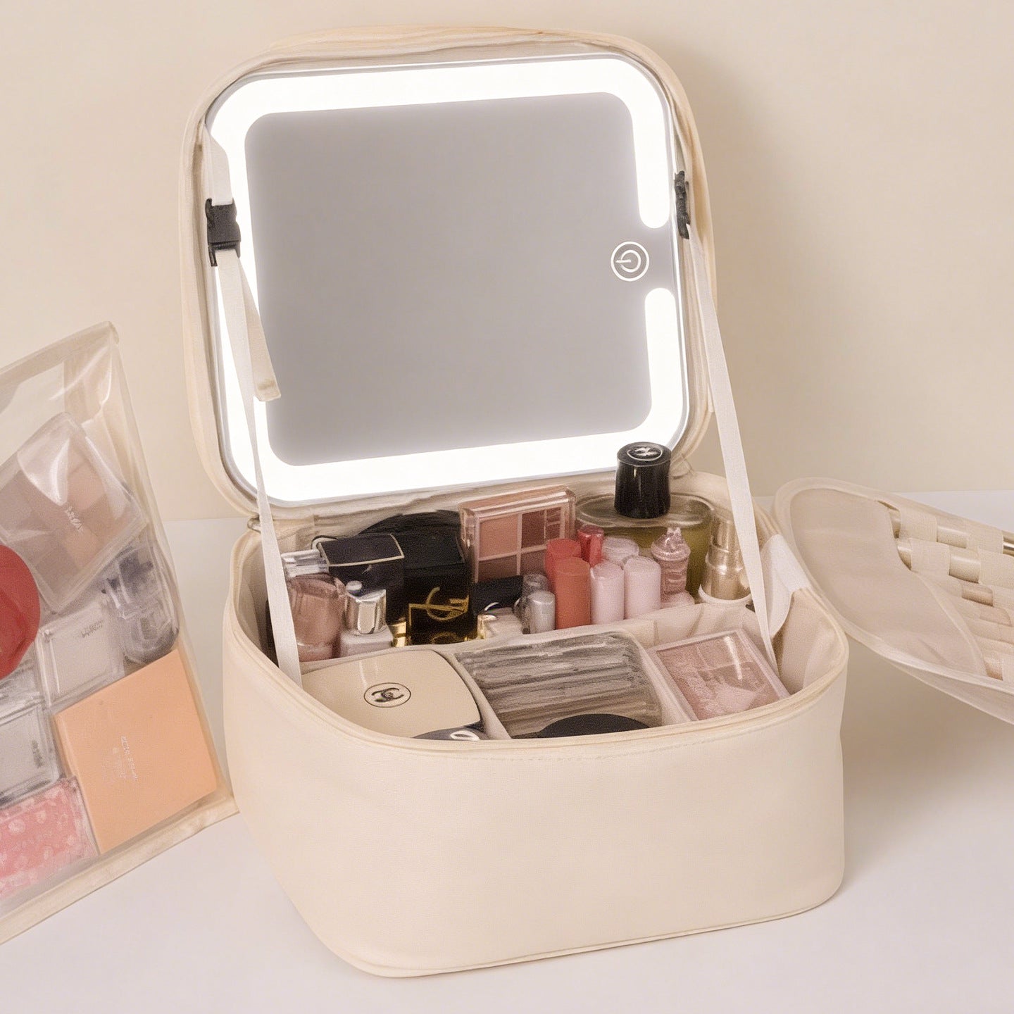 “Travel beauty tools organizer bag GlowyBelle”